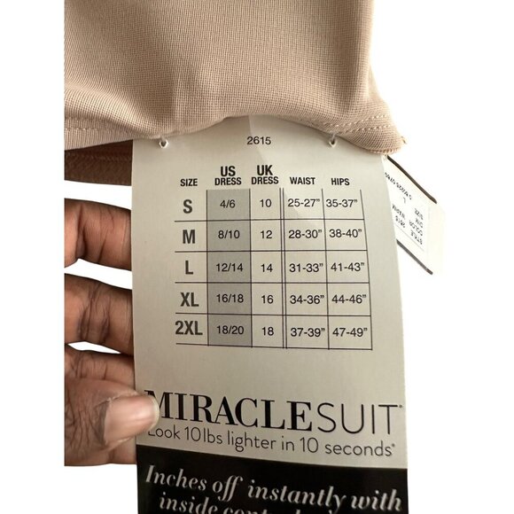 Miraclesuit Womens Extra Firm Control Waist Cincher Warm Beige Size L NWT - Picture 6 of 10